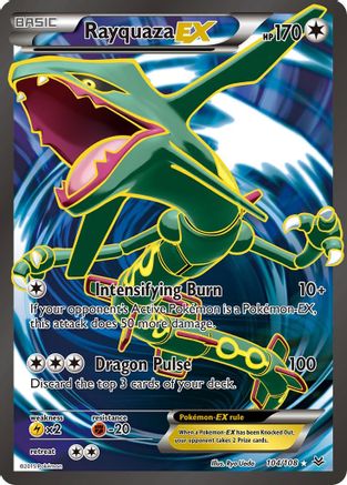 Rayquaza EX (104 Full Art) 104/108 - Holofoil