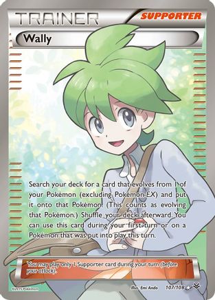 Wally (107 Full Art) 107/108 - Holofoil