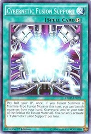 Cybernetic Fusion Support (CROS-EN092) - Crossed Souls Unlimited