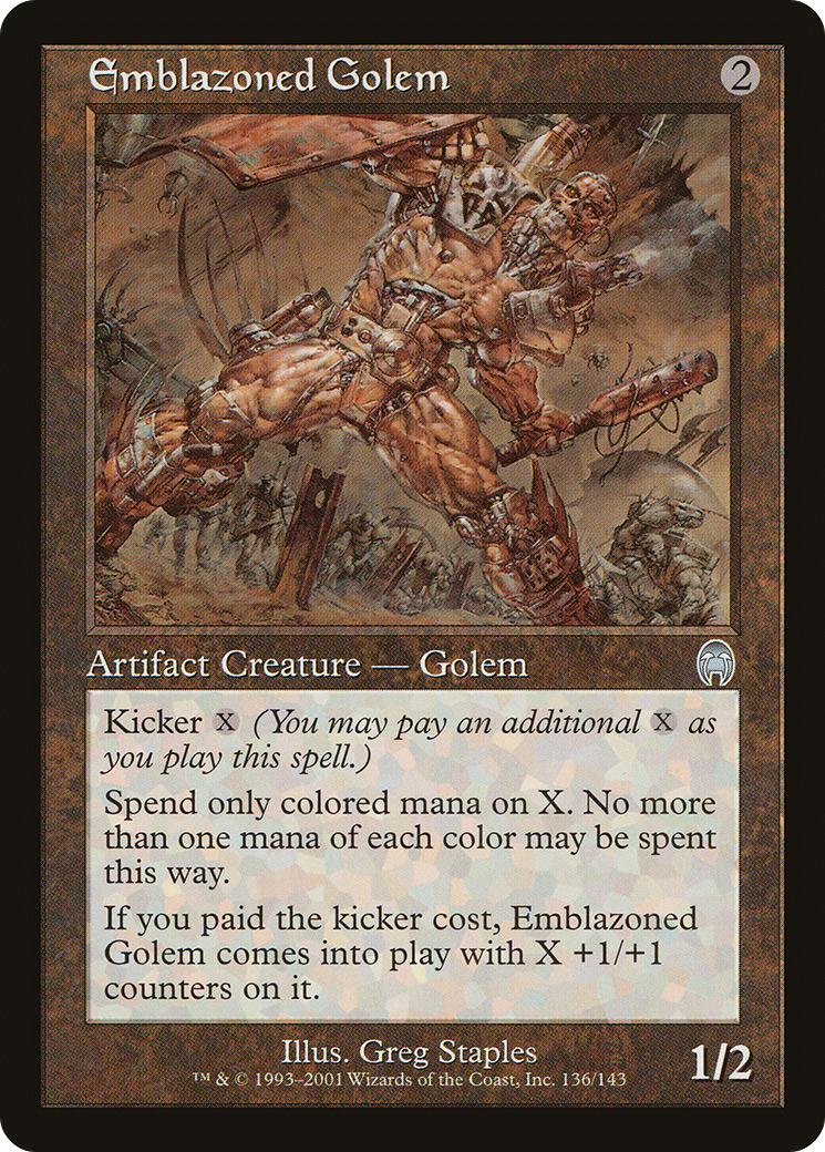 Emblazoned Golem (APC-136) -  Foil