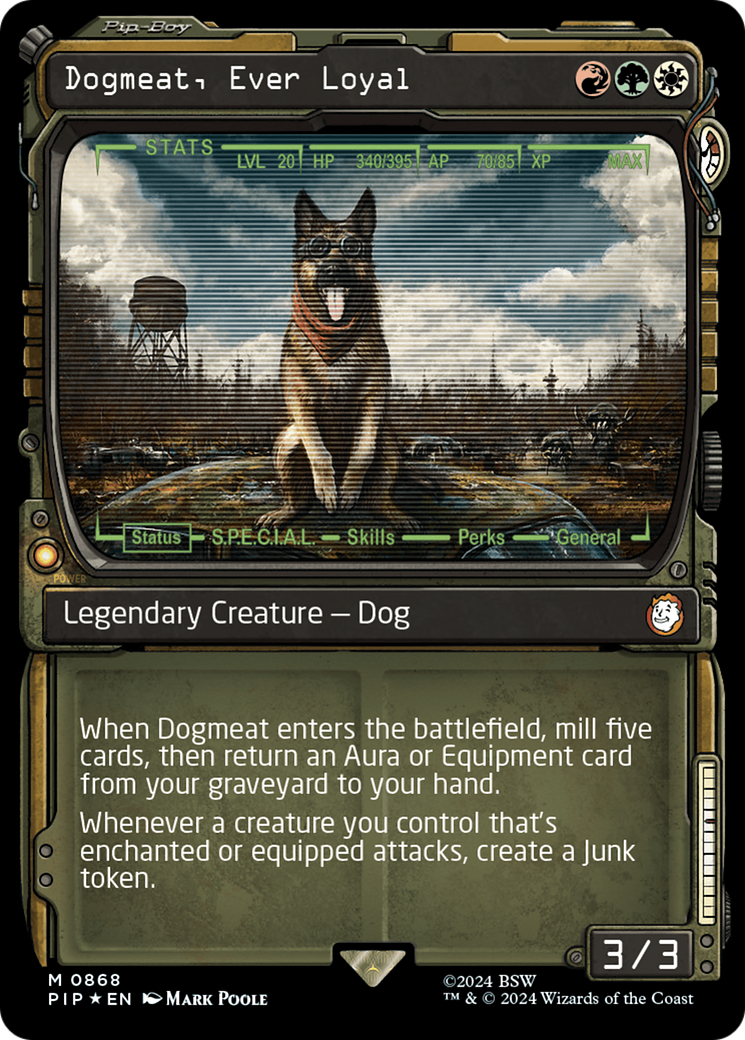 Dogmeat, Ever Loyal (PIP-868) - : (Showcase) Foil