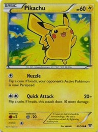 Pikachu - 42/146 (2014 Movie Promo) 42 - Holofoil