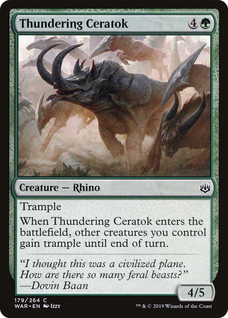 Thundering Ceratok (WAR-179) -