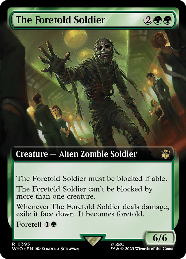 The Foretold Soldier (WHO-395) - : (Extended Art) Foil