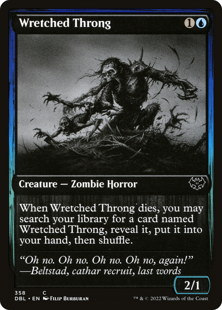 Wretched Throng (DBL-358) -  Foil