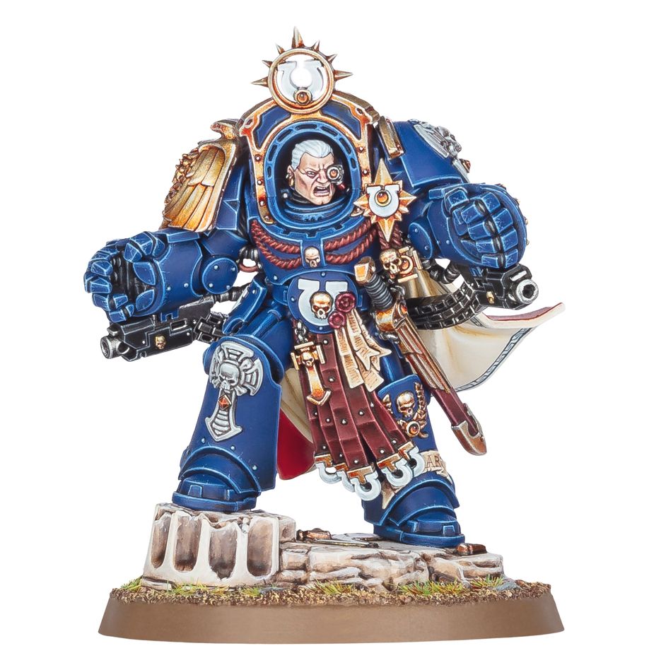 Warhammer 40k: Ultramarines - Marneus Calgar in Armor of Antilochus