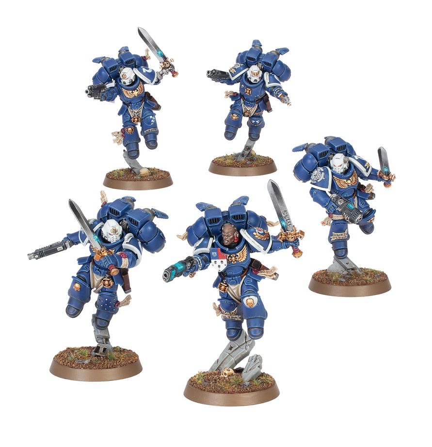 Space Marines - Vanguard Veteran Squad with Jump Packs (11th edition)