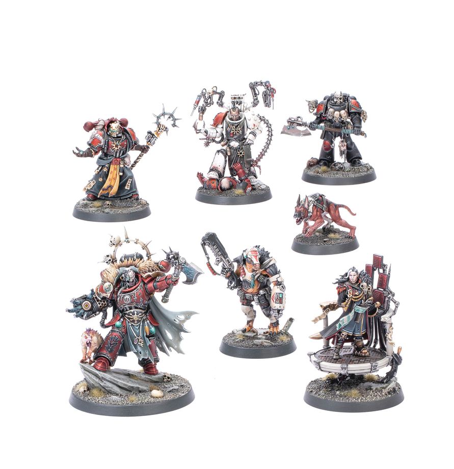 Chaos Space Marines - Huron Blackheart and the Masters of the Maelstrom