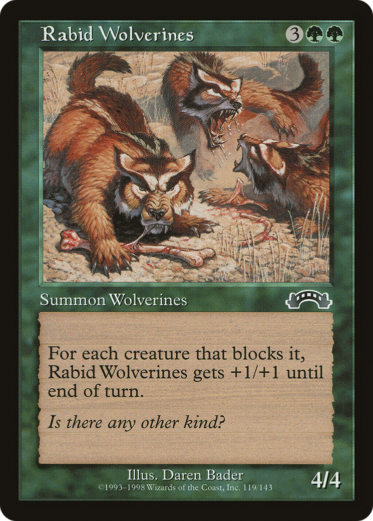 Rabid Wolverines (EXO-119) -