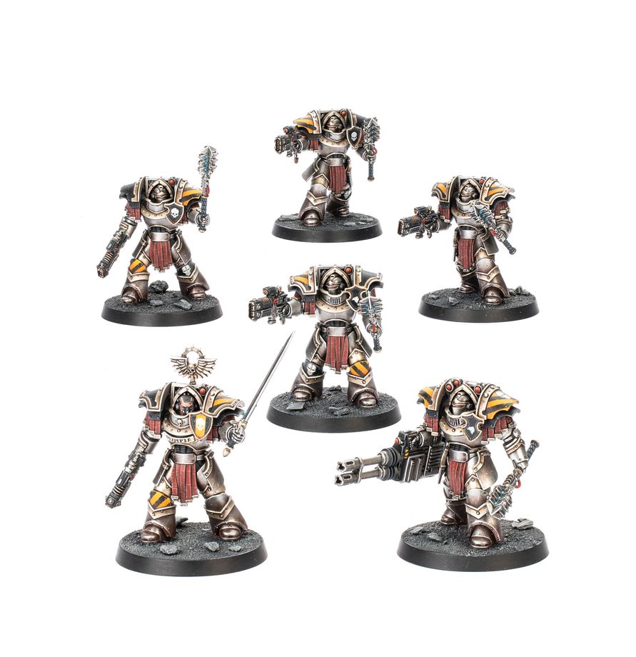 The Horus Heresy – Cataphractii Terminators with Volkite Chargers and Power Mauls