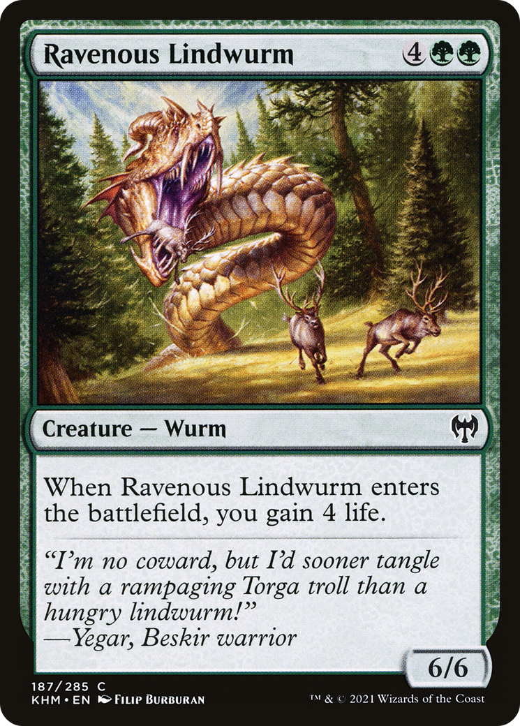 Ravenous Lindwurm (KHM-187) -  Foil