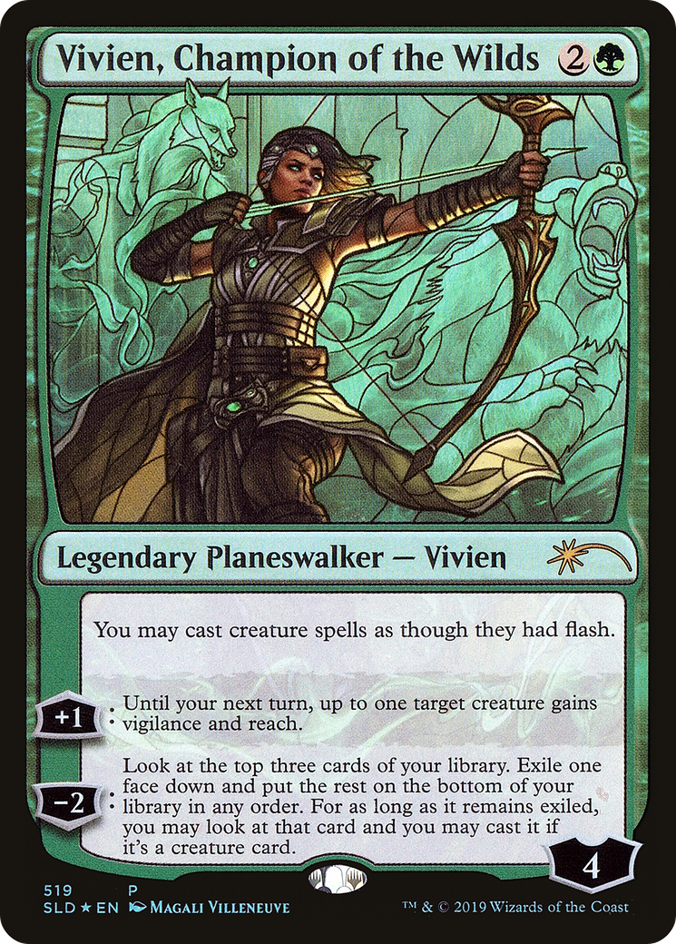 Vivien, Champion of the Wilds (SLD-519) -  Foil