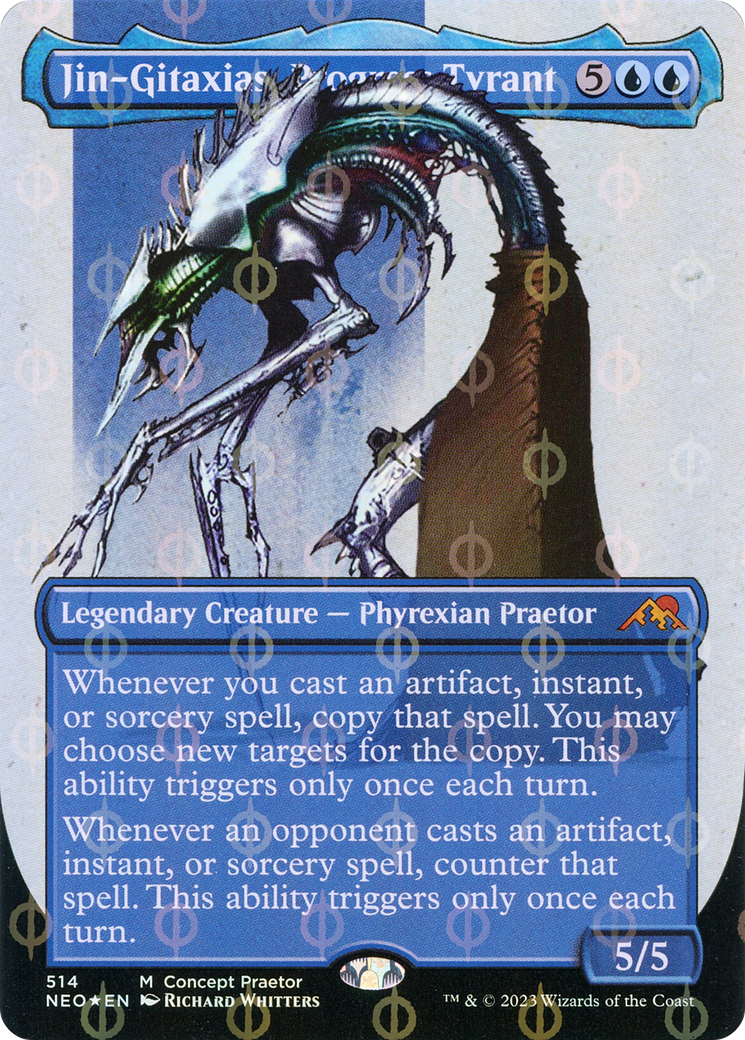 Jin-Gitaxias, Progress Tyrant (ONE-514) -  (Borderless) Foil