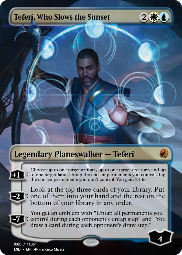 Teferi, Who Slows the Sunset (PRM-94050) -  Foil