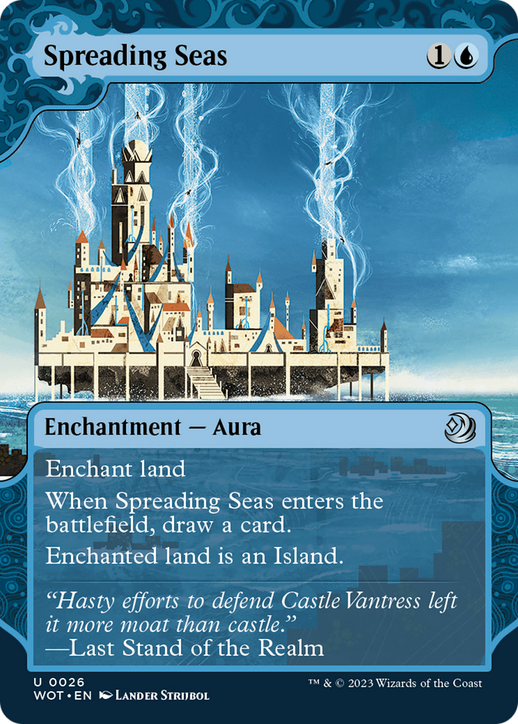 Spreading Seas (WOT-026) - : (Showcase) (Borderless) Foil