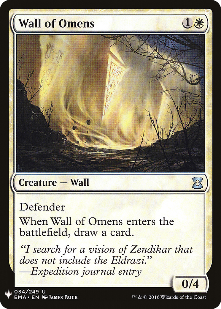 Wall of Omens (LIST-EMA-34) -