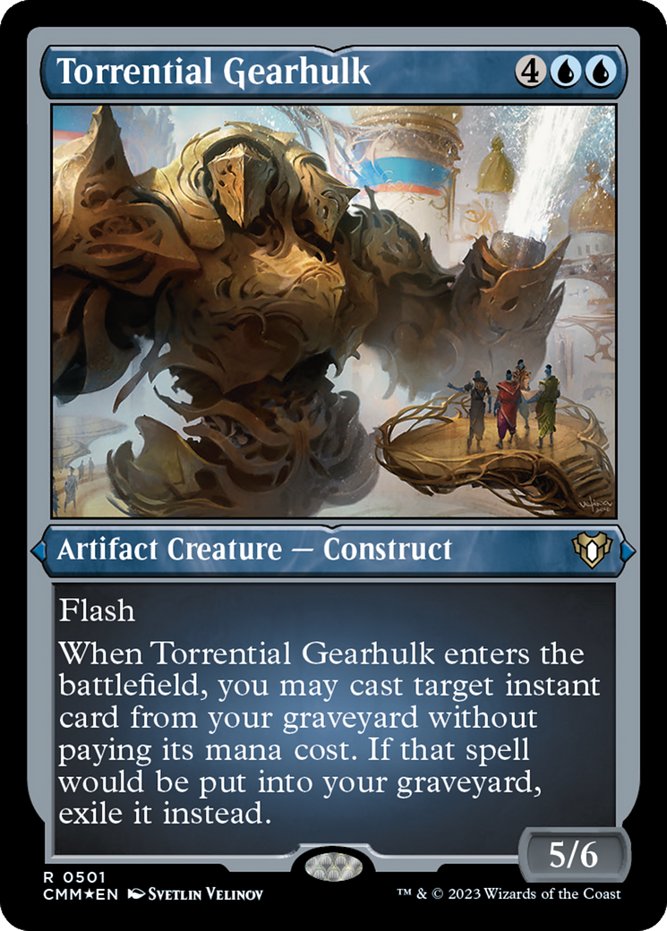 Torrential Gearhulk (CMM-501) -  Etched Foil