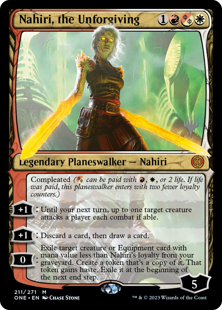 Nahiri, the Unforgiving (PPONE-211P) -