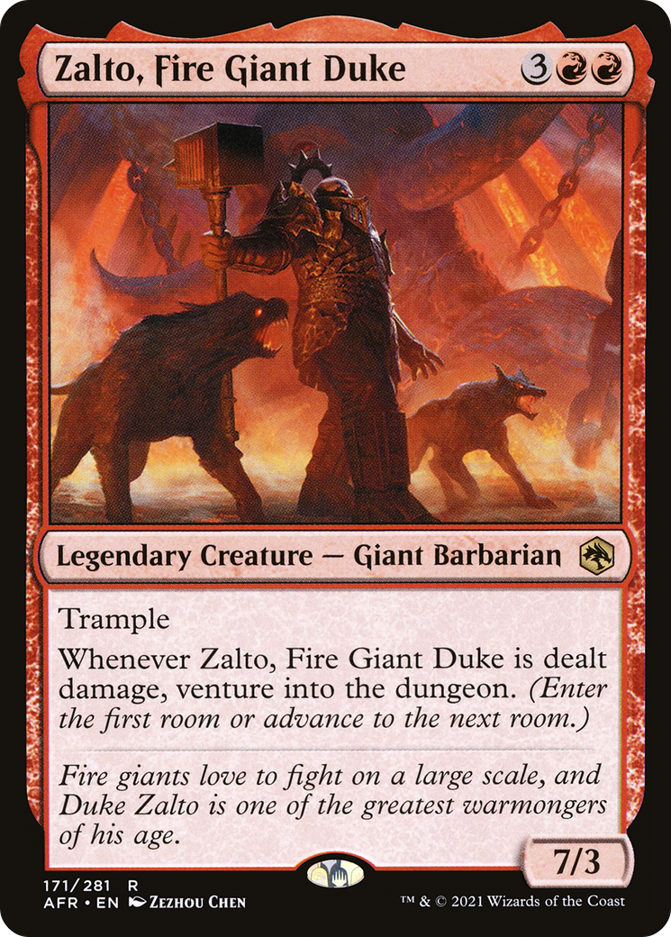 Zalto, Fire Giant Duke (AFR-171) -