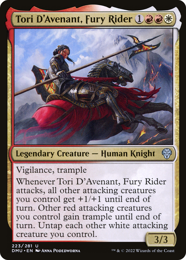 Tori D'Avenant, Fury Rider (DMU-223) -