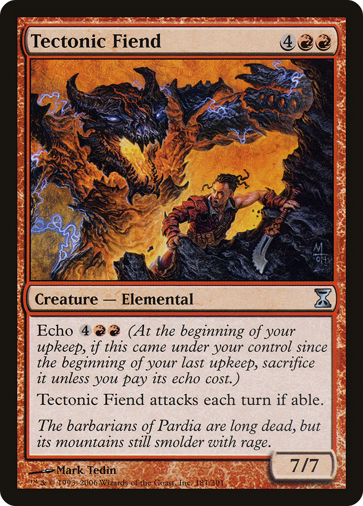 Tectonic Fiend (TSP-181) -