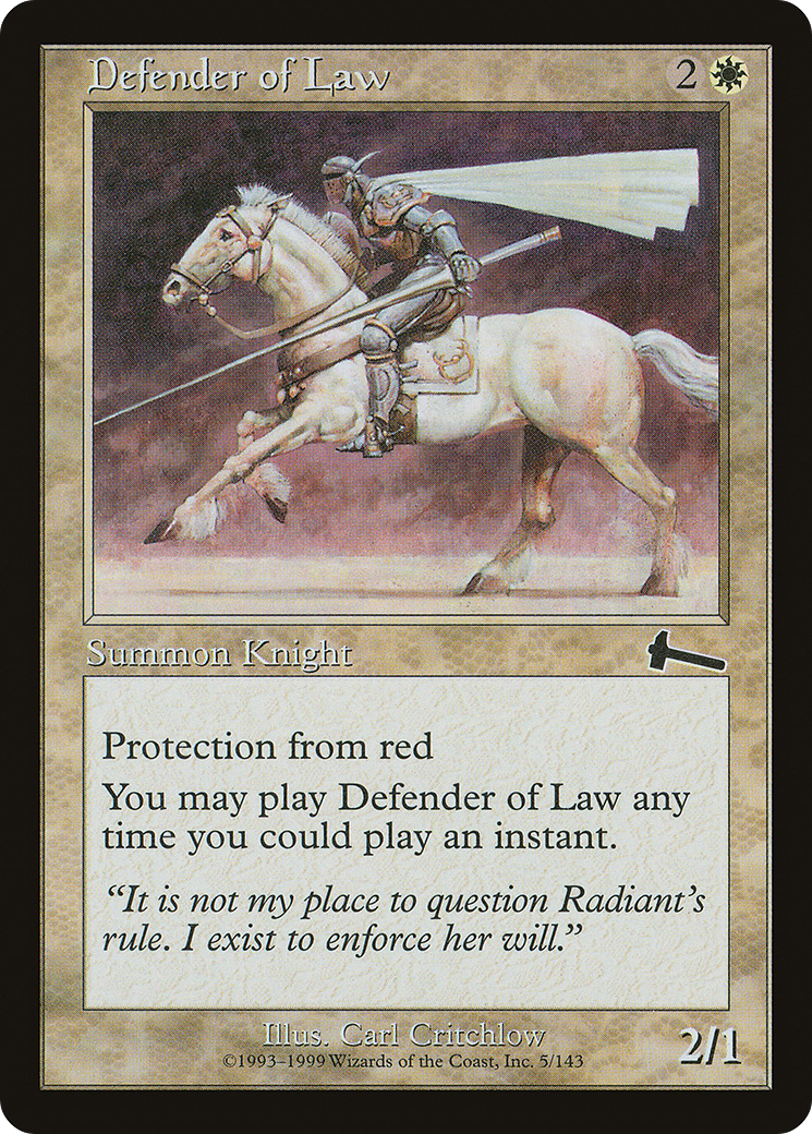 Defender of Law (ULG-005) -