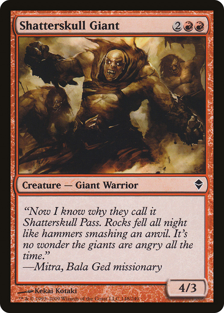 Shatterskull Giant (ZEN-148) -  Foil