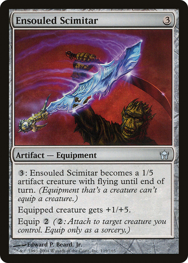 Ensouled Scimitar (5DN-119) -  Foil