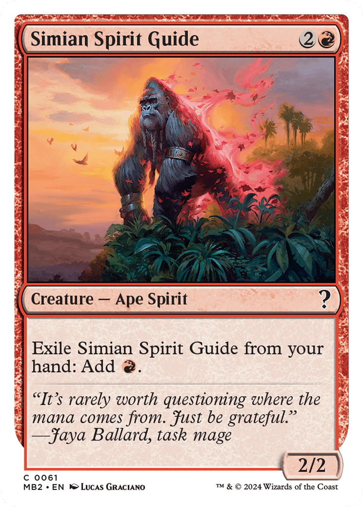 Simian Spirit Guide (MB2-061) -