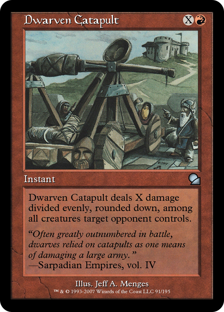 Dwarven Catapult (ME1-091) -  Foil