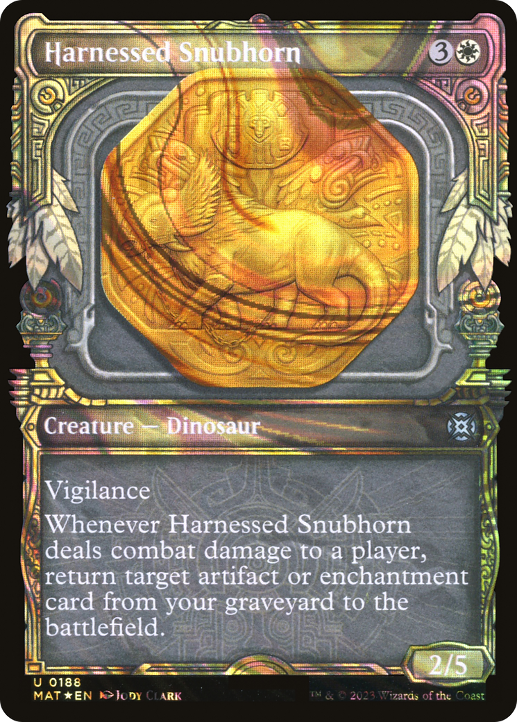 Harnessed Snubhorn (MAT-188) - : (Showcase) Foil