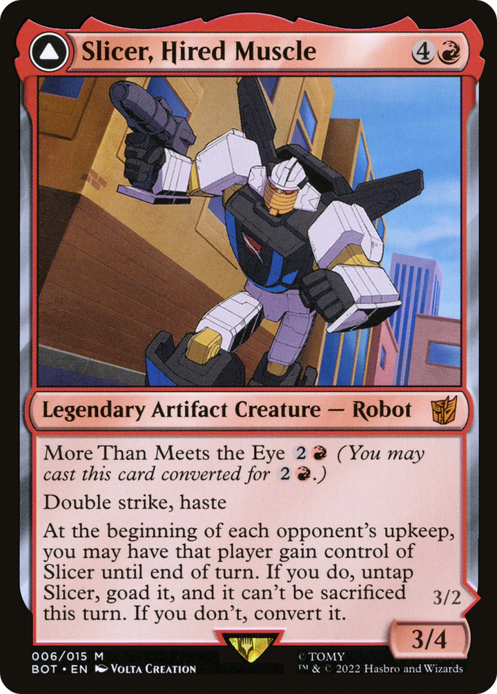 Slicer, Hired Muscle // Slicer, High-Speed Antagonist (BOT-006) - : (convertdfc) Foil