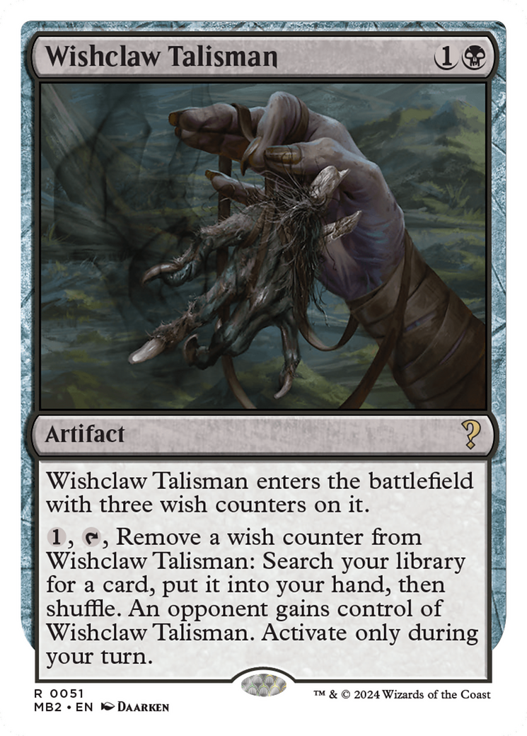 Wishclaw Talisman (MB2-051) -