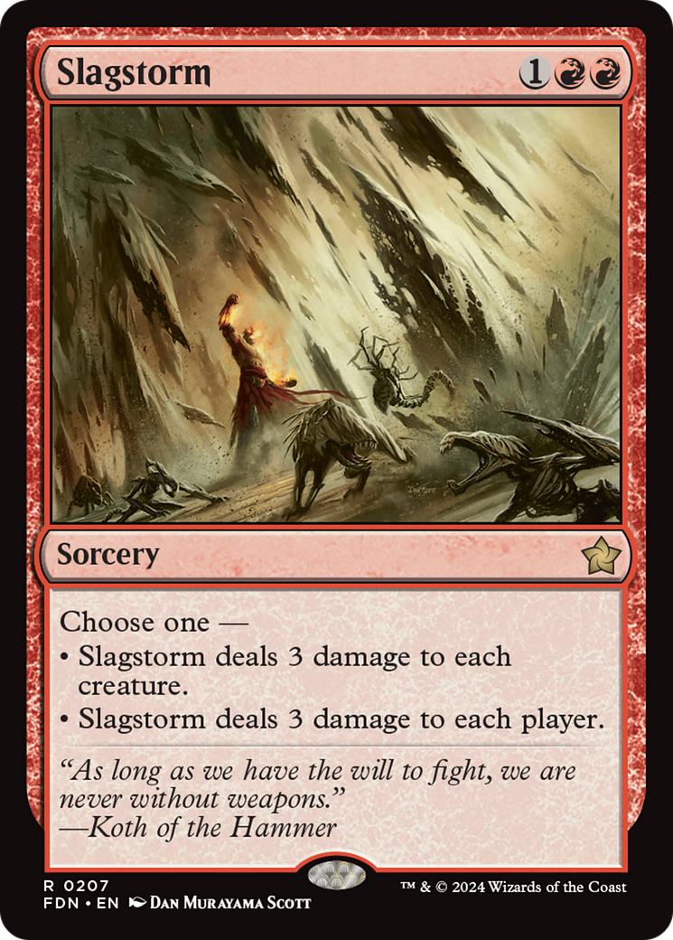 Slagstorm (FDN-207) -  Foil