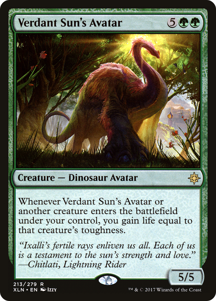 Verdant Sun's Avatar (XLN-213) -