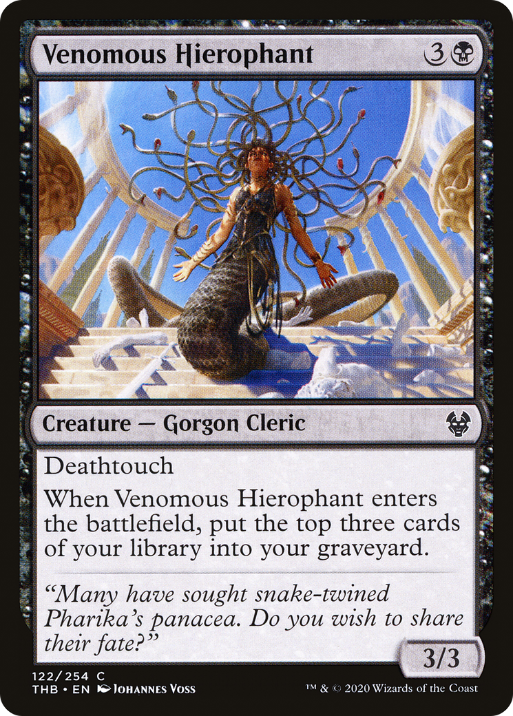 Venomous Hierophant (THB-122) -  Foil