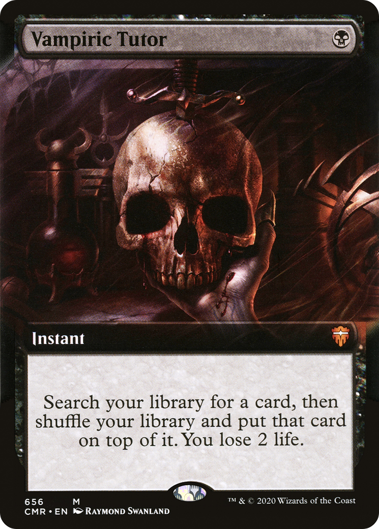 Vampiric Tutor (CMR-656) - : (Extended Art) Foil