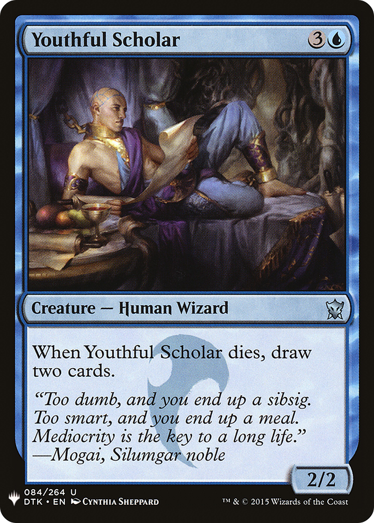 Youthful Scholar (LIST-DTK-84) -