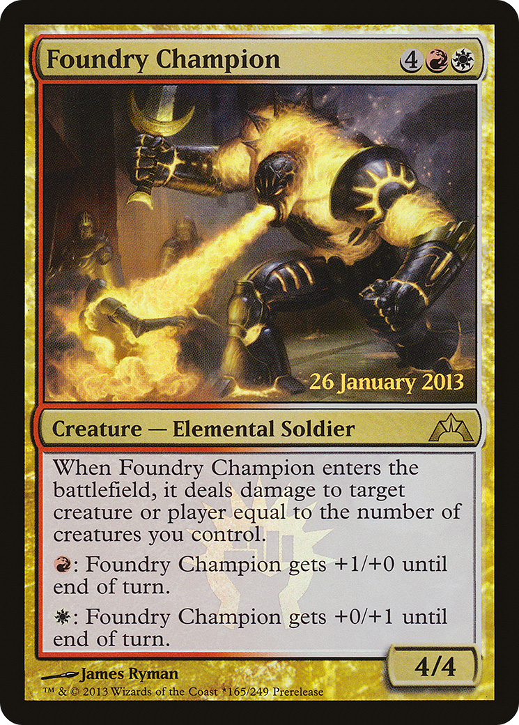 Foundry Champion (PRE-165★) -  Foil