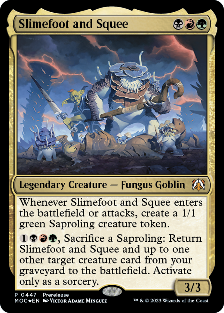 Slimefoot and Squee (PRE-447) -  Foil