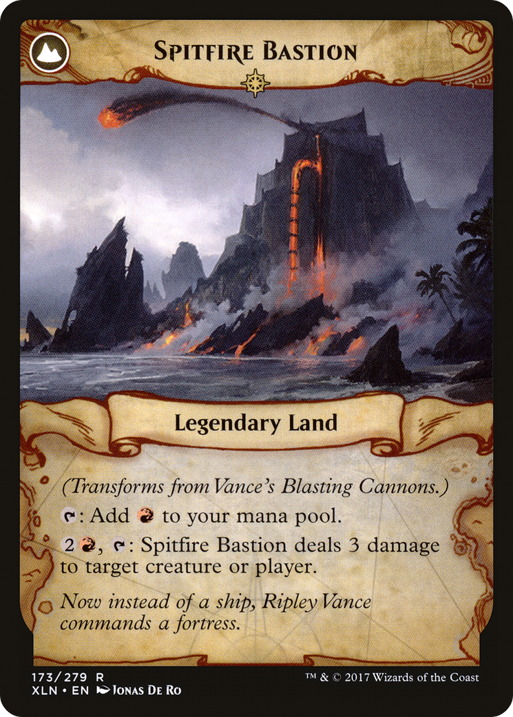 Vance's Blasting Cannons // Spitfire Bastion (XLN-173) - : (compasslanddfc) Foil