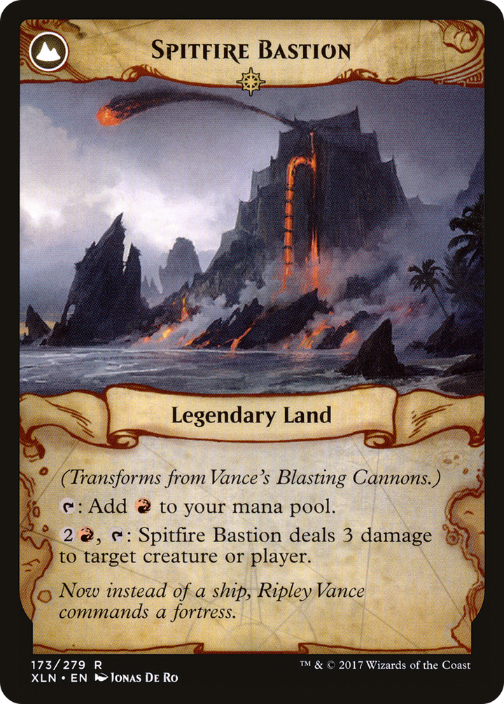 Vance's Blasting Cannons // Spitfire Bastion (XLN-173) - : (compasslanddfc) Foil