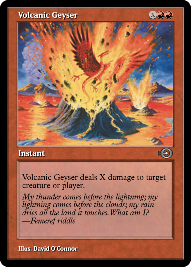 Volcanic Geyser (PRM-36004) -  Foil