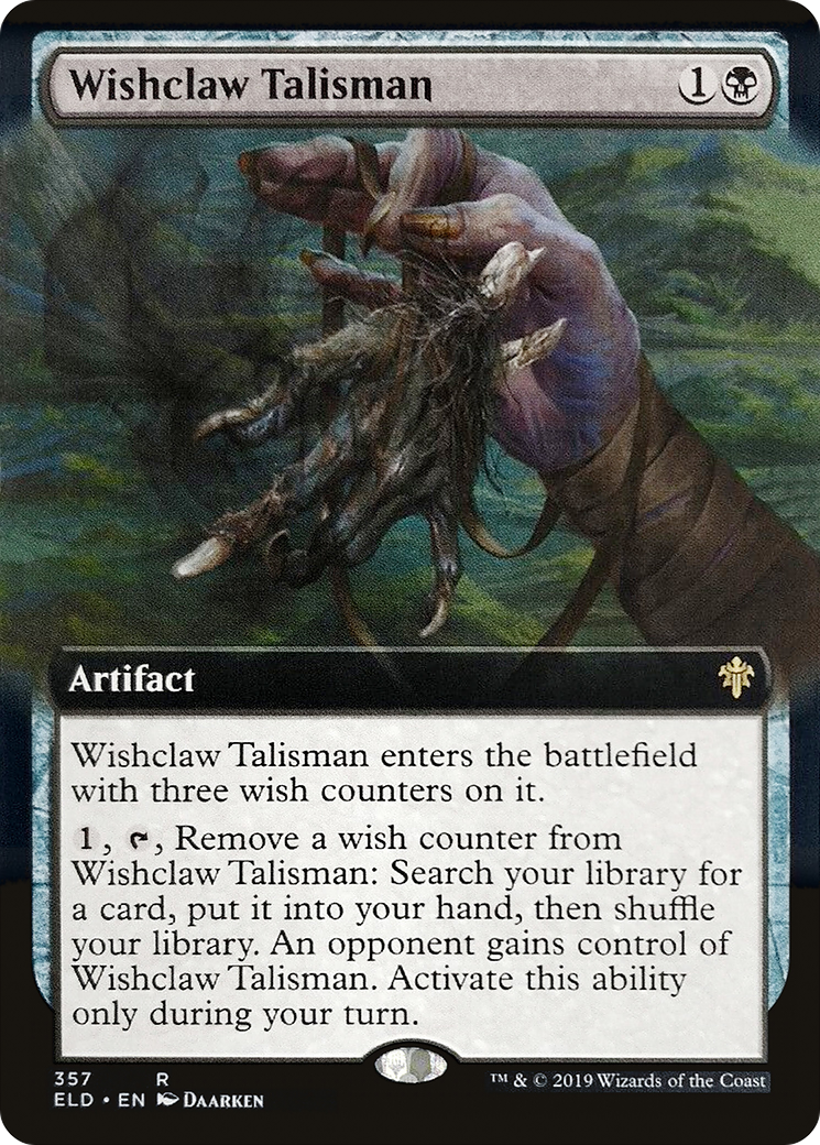 Wishclaw Talisman (ELD-357) - : (Extended Art) Foil