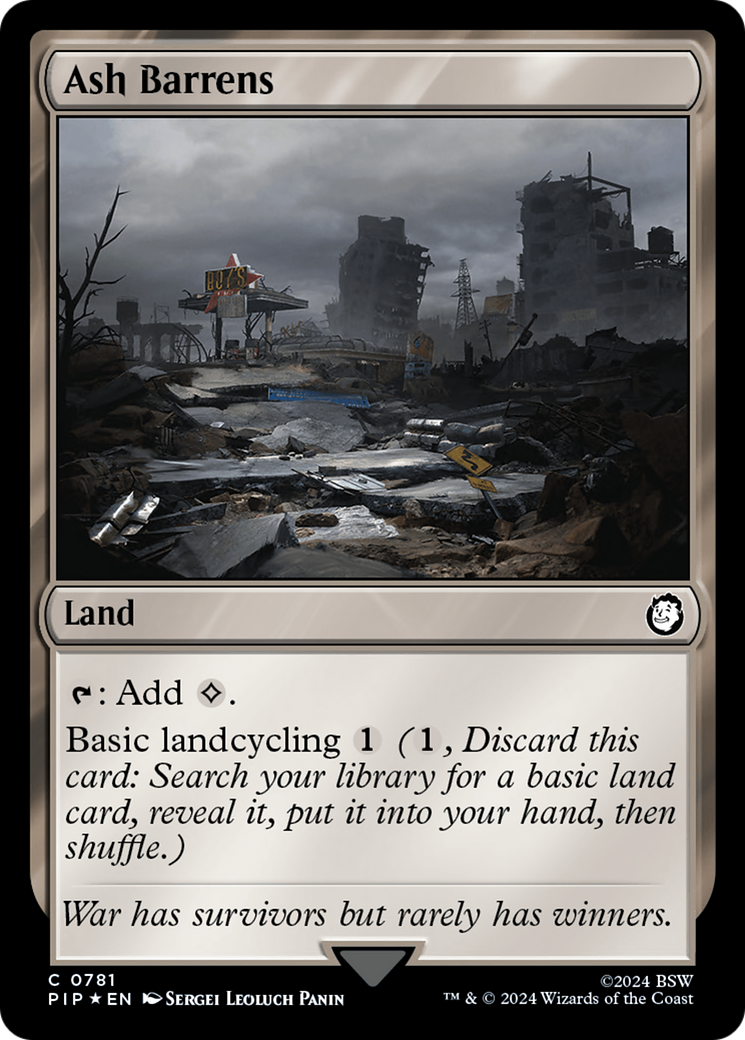 Ash Barrens (PIP-781) -  Foil