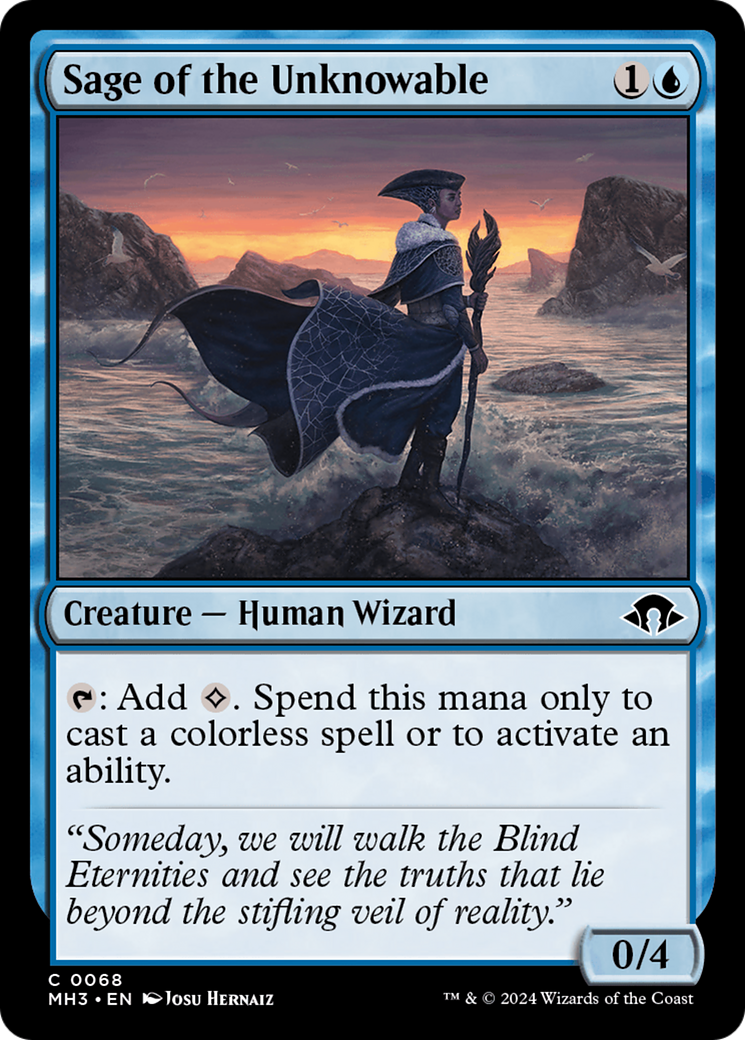 Sage of the Unknowable (MH3-068) -  Foil