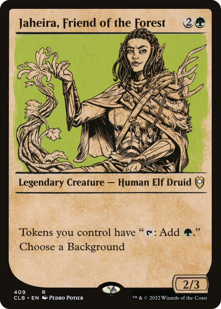 Jaheira, Friend of the Forest (CLB-409) - : (Showcase)