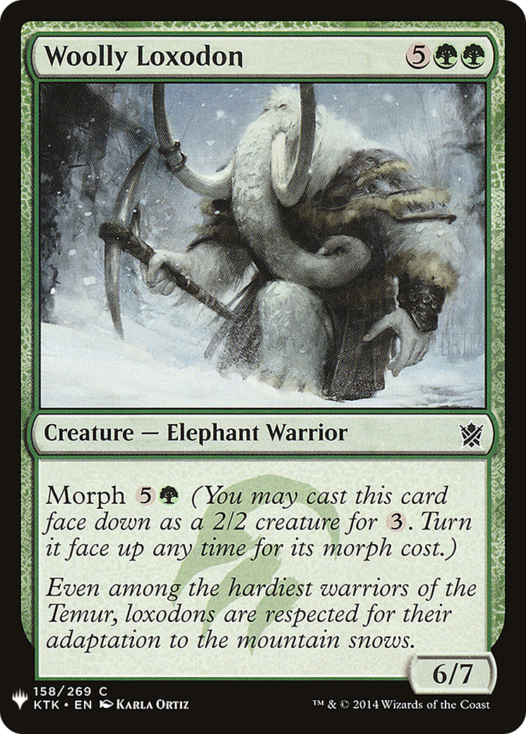 Woolly Loxodon (LIST-KTK-158) -