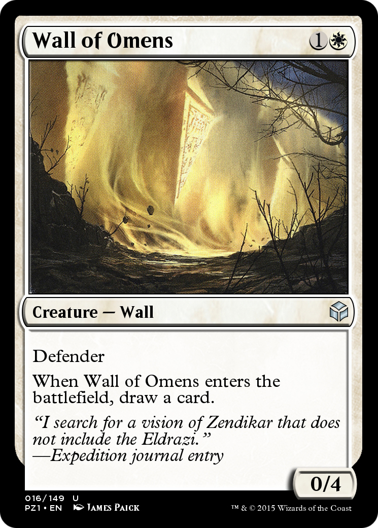 Wall of Omens (PZ1-016) -  Foil