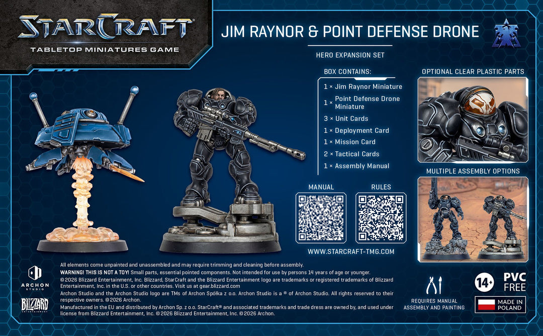 StarCraft TMG: Terran - Jim Raynor & Point Defense Drone